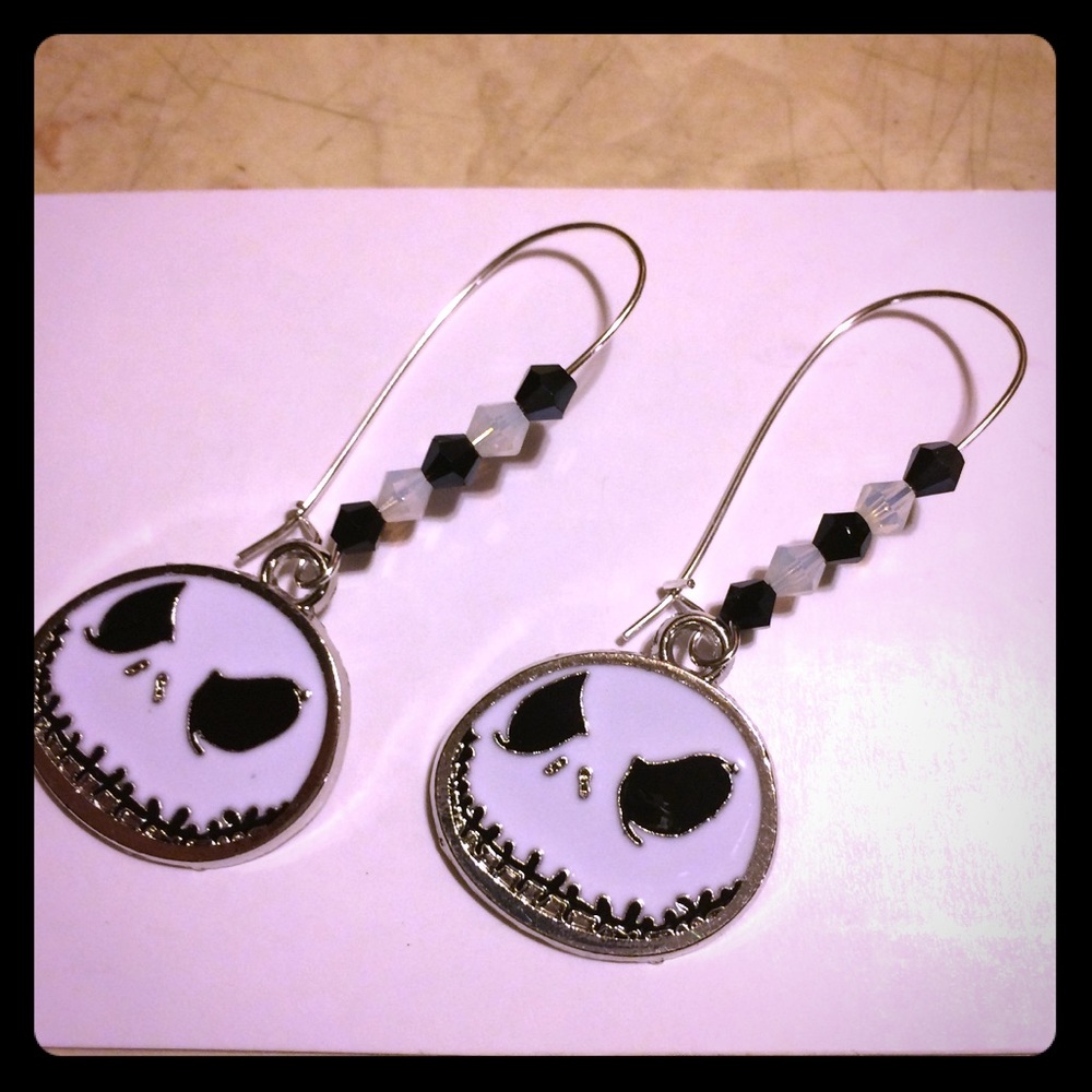 *SALE* Jack Skellington Earrings! Disney Christmas